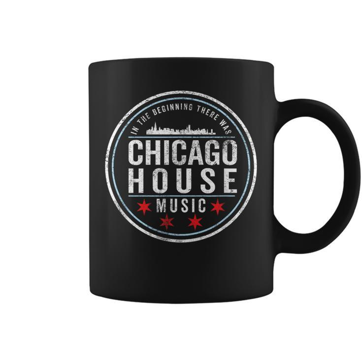 Chicago House Music Edm Dj Vintage Coffee Mug