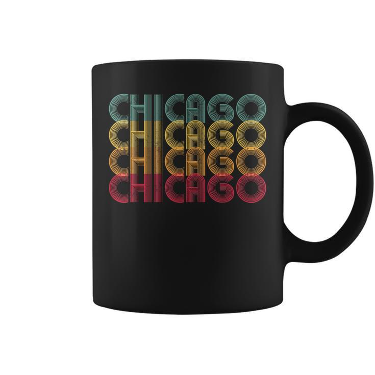 Chicago Il Illinois T Vintage Retro Style Women Coffee Mug