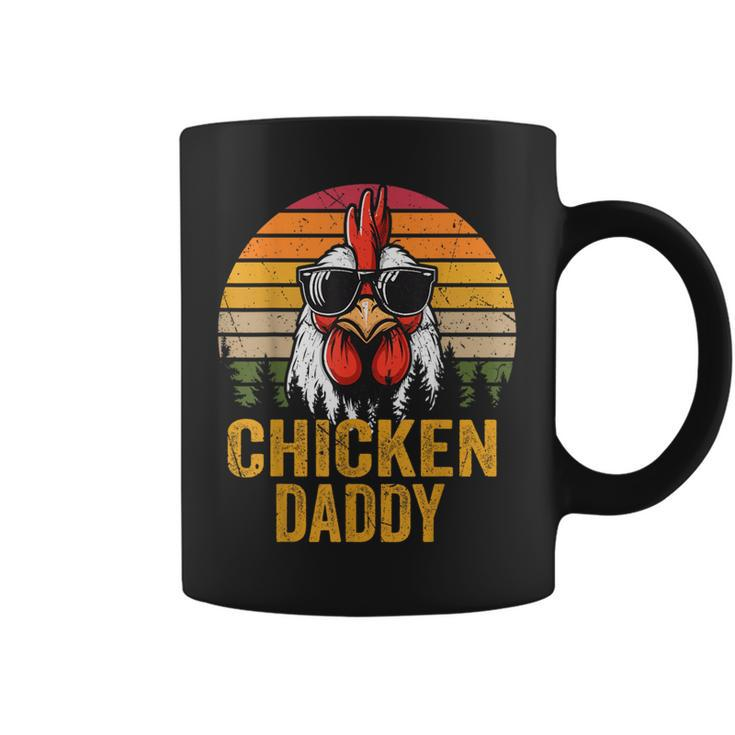 Chicken Daddy Vintage Rooster For Dad Farmer Fathers Day Men Coffee Mug