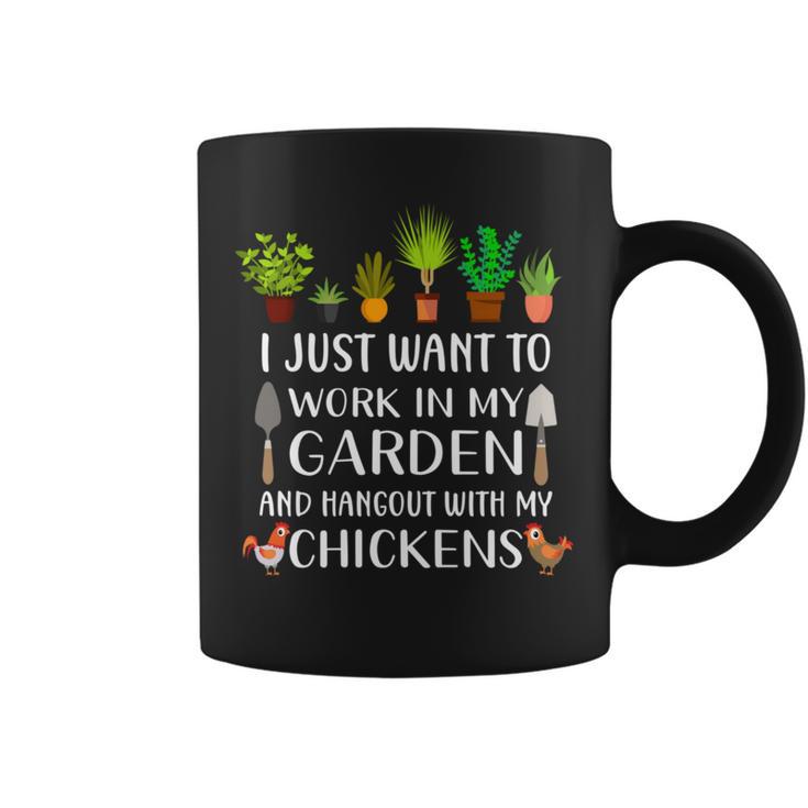 Chicken Lover Gardening For Women Gardener Coffee Mug