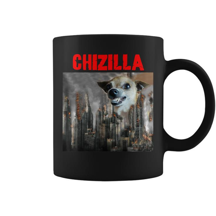 Chihuahua Dog Lovers Watch Out For The Monster Chizilla Coffee Mug