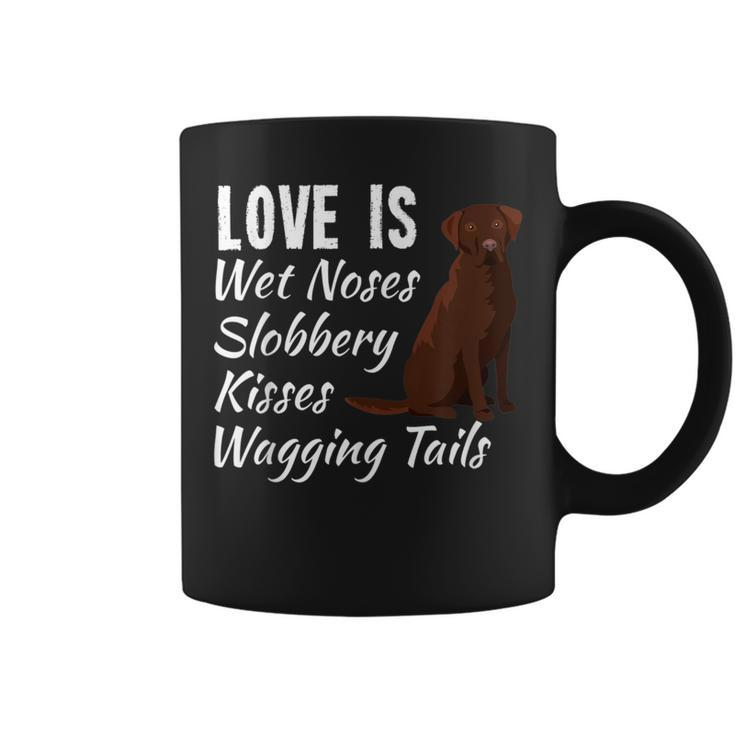Chocolate Labrador Retriever Dog Love Lab Dogs Saying Coffee Mug