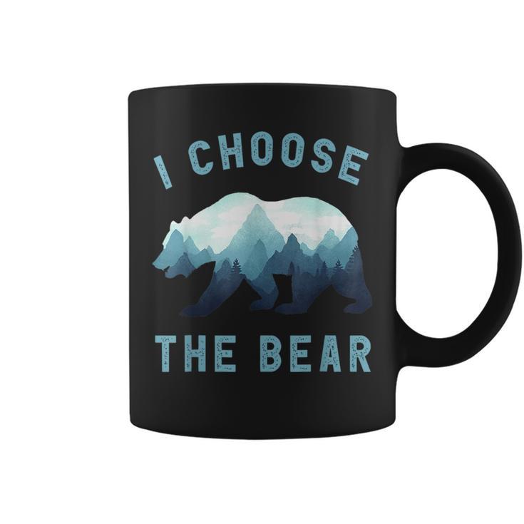 I Choose The Bear Camping Bear Lover Women Coffee Mug