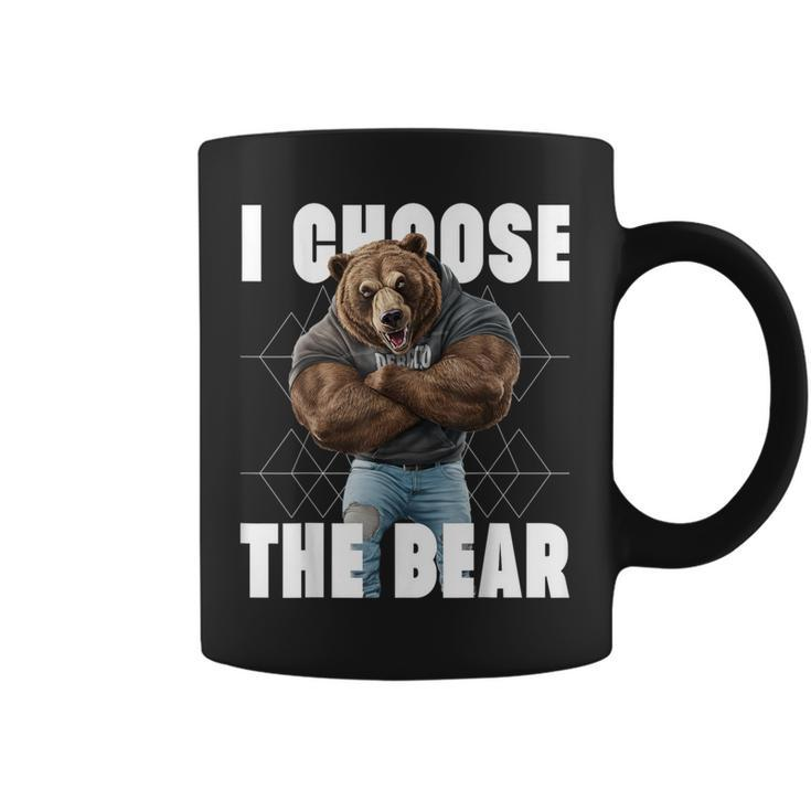 I Choose The Bear In Woods 2024 I Pick The Bear Choice Coffee Mug