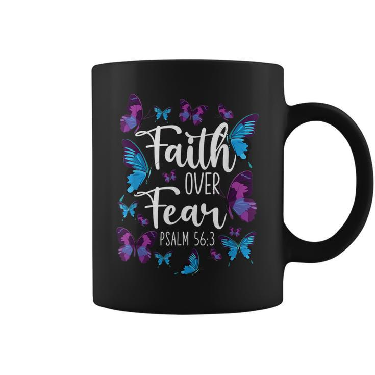 Christian Bible Verse Quote Butterfly Psalm 563 Coffee Mug