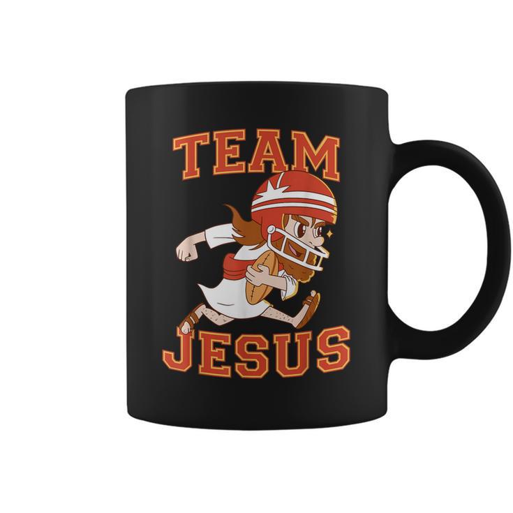 Christian Team Jesus Football Lover Faith Hope Christmas Coffee Mug