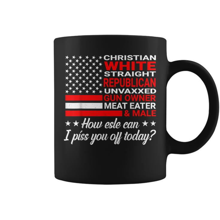 Christian White Straight Republican Unvaxxed Gun Owner Coffee Mug