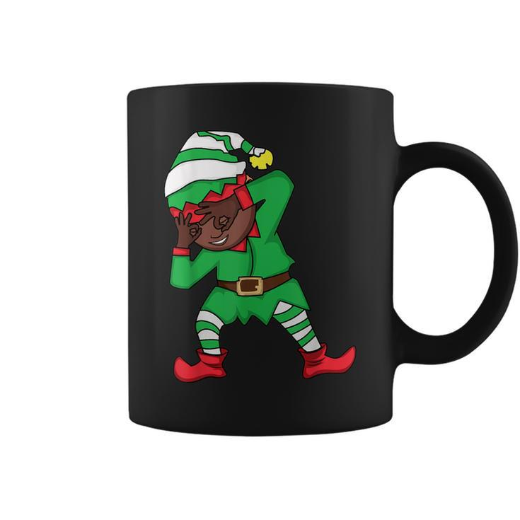 Christmas African American Elf Griddy Dance Coffee Mug