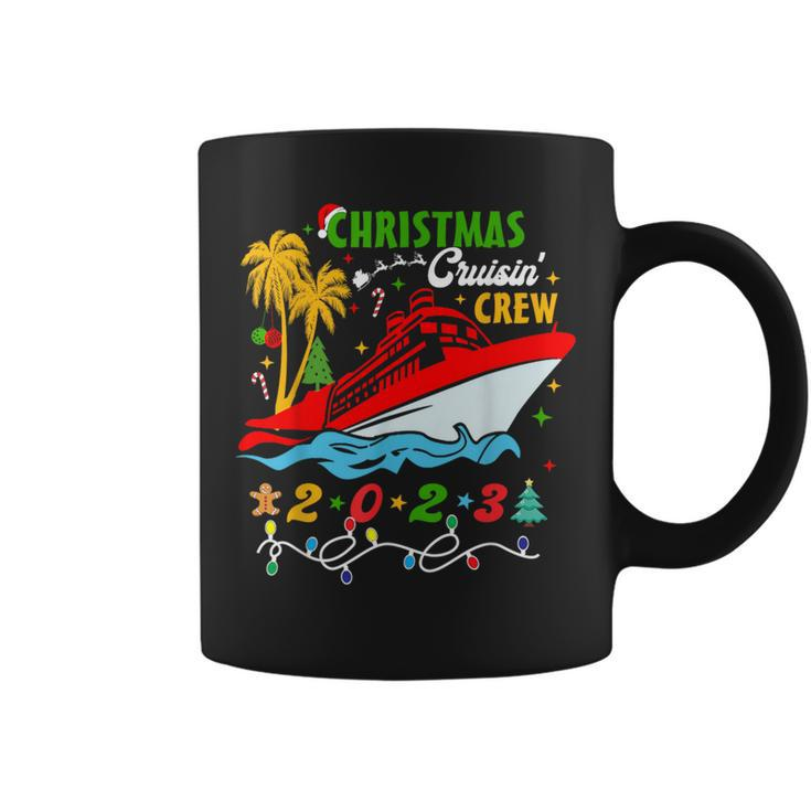 Christmas Cruisin Crew 2023 Family Christmas Cruise Coffee Mug