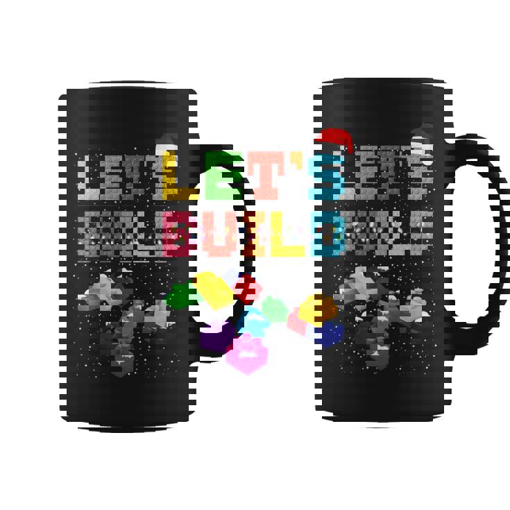 Christmas Let's Build Master Builder Block Brick Building Coffee Mug