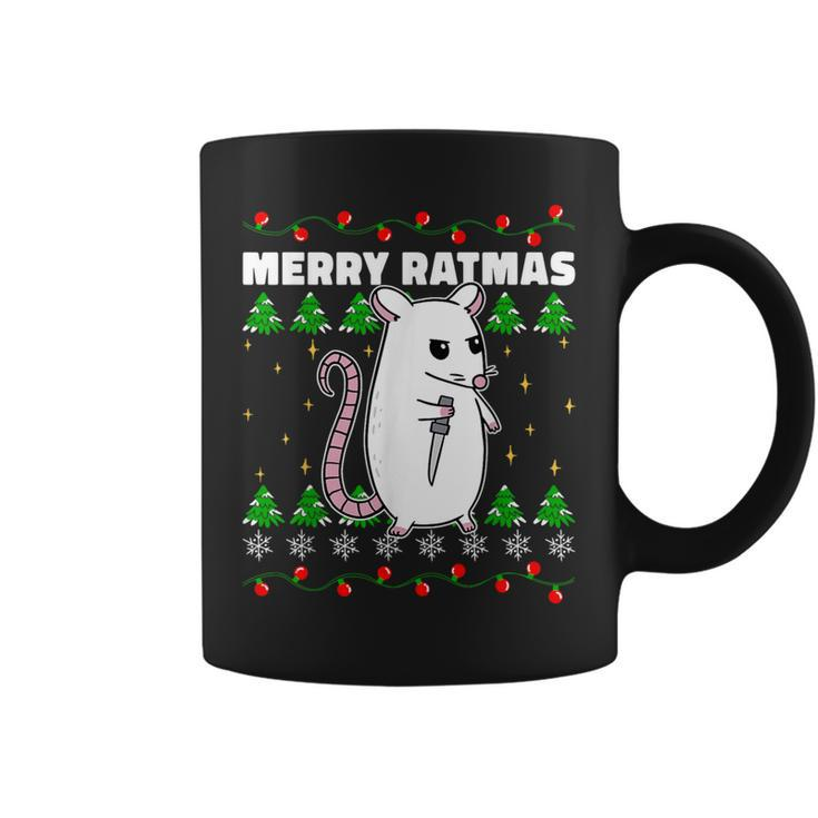 Christmas Rat Rodents Animals Lover Xmas Coffee Mug