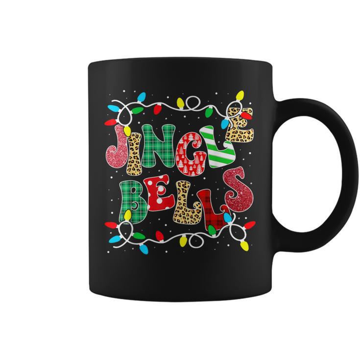 Christmas Red Plaid Jingle Bells Christmas Family Pajama Coffee Mug