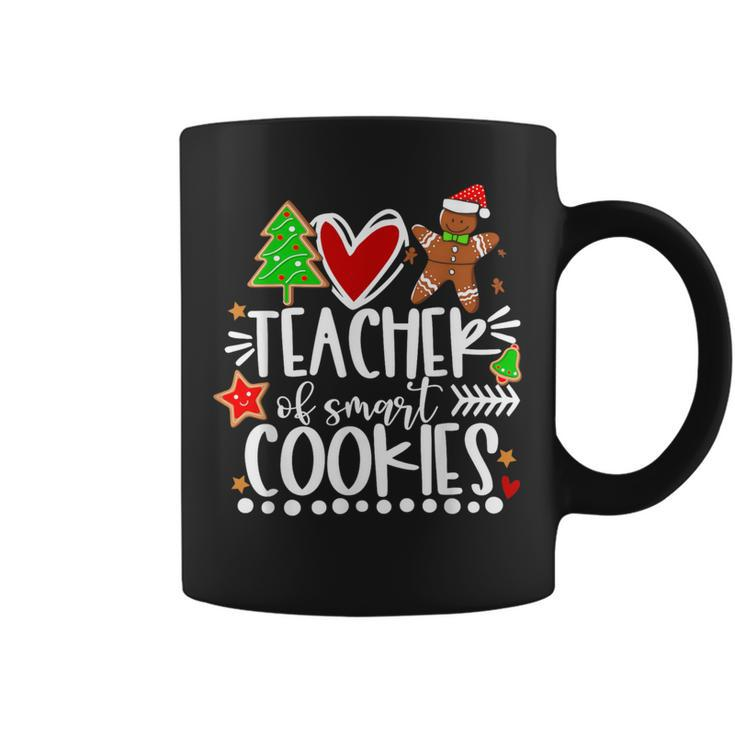 Christmas Teacher Of Smart Cookies Cute Gingerbread Coffee Mug