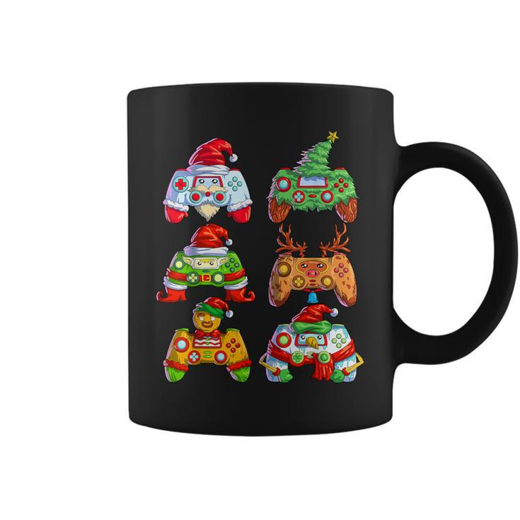 Christmas Video Game Controller Santa Hat Christmas Gamer Coffee Mug
