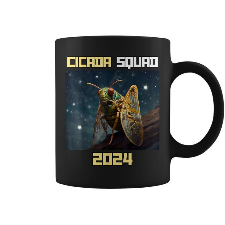 The Cicada Apocalypse Brood Xiii And Xix Cicada Squad 2024 Coffee Mug