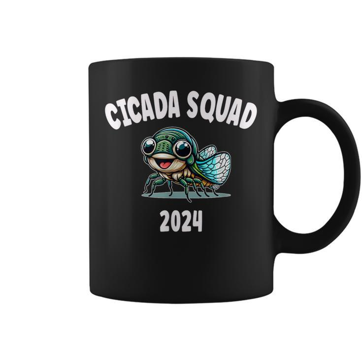 Cicada Squad 2024 Periodical Cicada Lover Coffee Mug