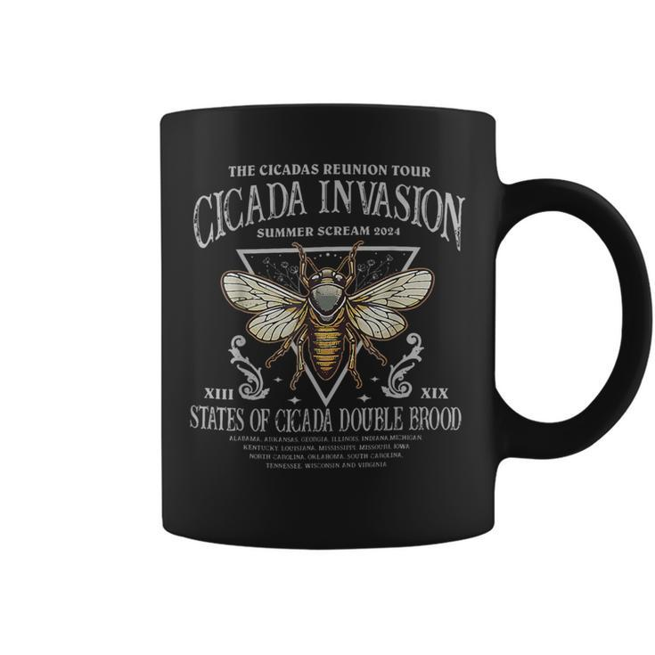 The Cicadas Reunion Cicada Nature Lover Tour Summer 2024 Coffee Mug