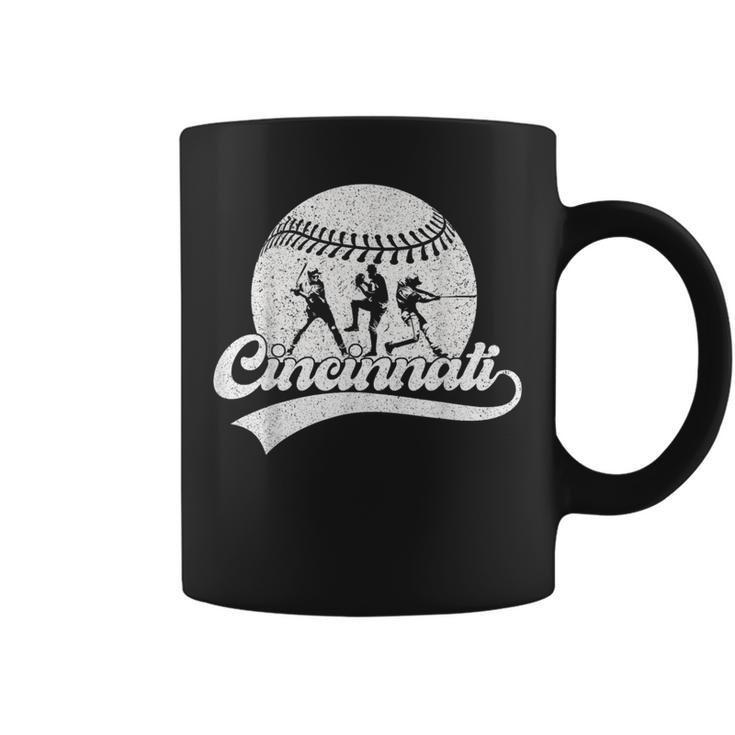 Cincinnati Cities Baseball Lover Baseball Fans Women Coffee Mug