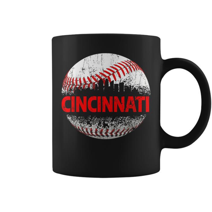 Cincinnati Souvenir Baseball City Downtown I Love Cincinnati Coffee Mug