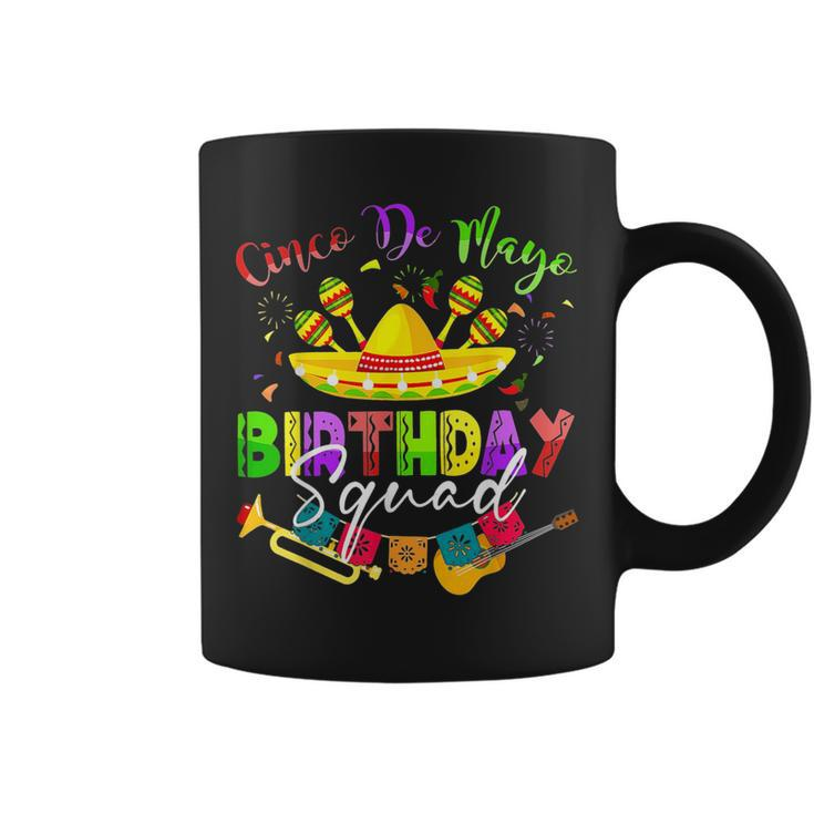 Cinco De Mayo Birthday Squad Cool Mexican Matching Family Coffee Mug