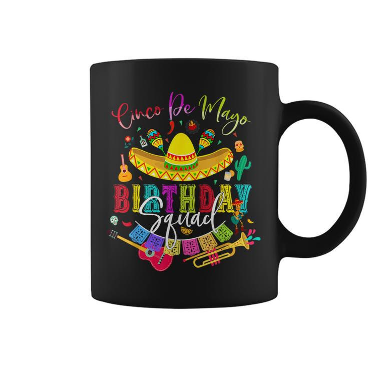 Cinco De Mayo Birthday Squad Cool Mexican Matching Family Coffee Mug