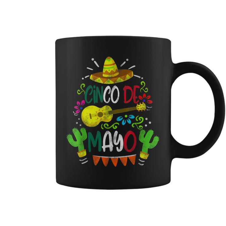 Cinco De Mayo Fiesta Taco Latino Music Mexican Sombrero Coffee Mug