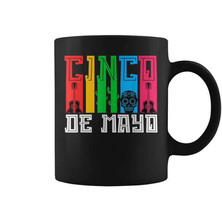 Cinco De Mayo Guitar Music Mexican Fiesta 5 De Mayo Coffee Mug