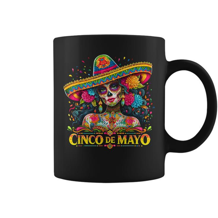 Cinco De Mayo Mexican Fiesta 5 De Mayo Girls Women Coffee Mug