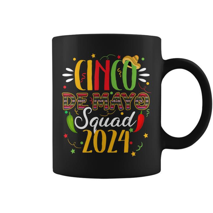 Cinco De Mayo Squad 2024 Family Matching Mexican Party Coffee Mug