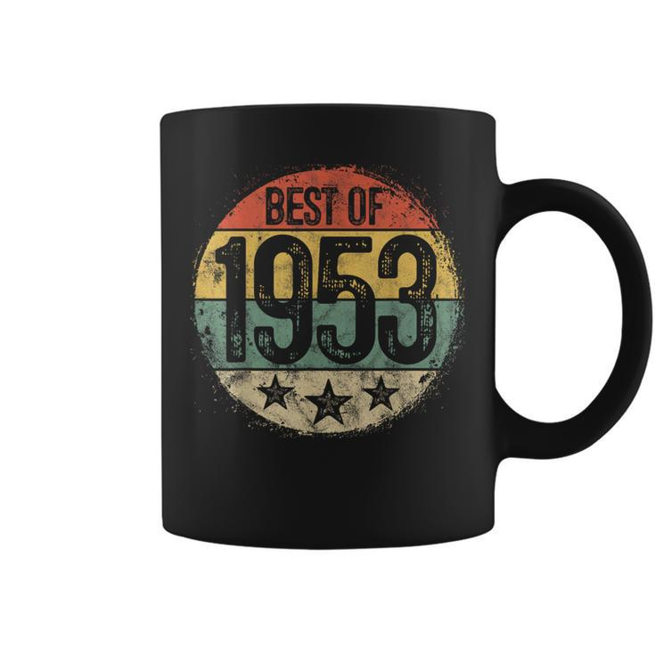 Circular Vintage Best Of 1953 70 Year Old 70Th Birthday Coffee Mug