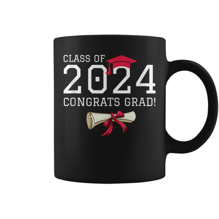 Class Of 2024 Congrats Grad Congratulations Graduate Senior Coffee Mug