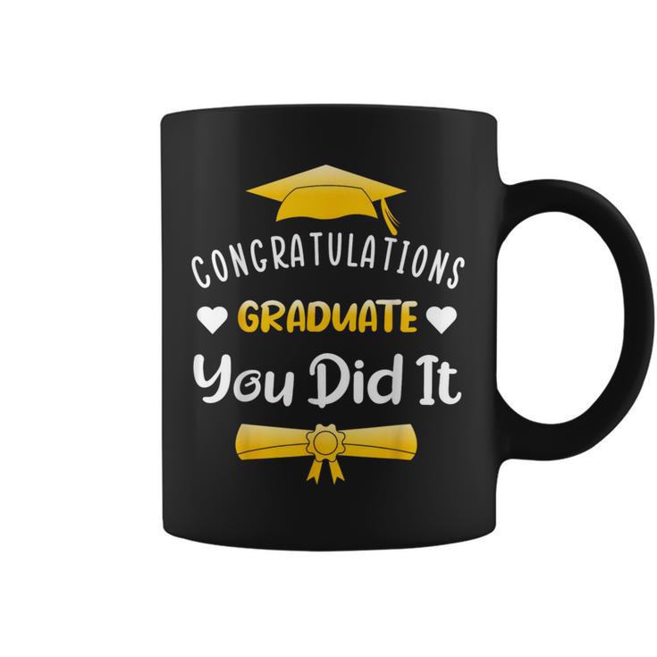 Class Of 2024 Graduate You Did It Congratulations Coffee Mug