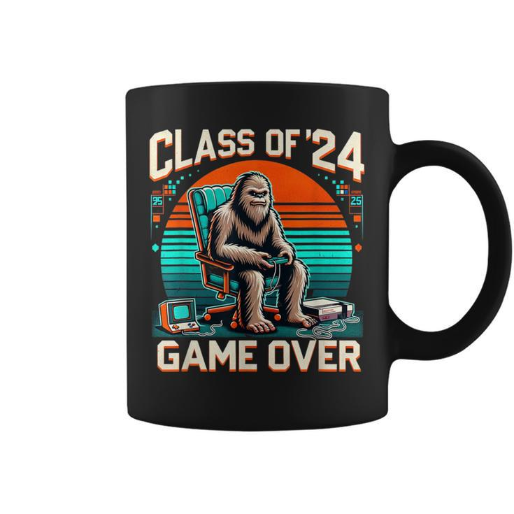 Class Of 2024 Graduation Seniors 24 Gamer Game Over Coffee Mug