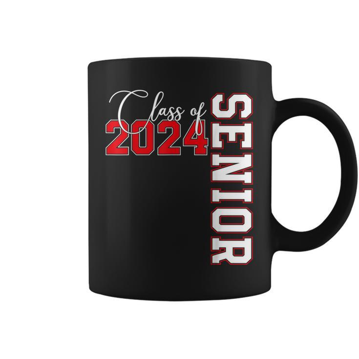 Class Of 2024 Senior 2024 Graduation Or First Day Of School Coffee Mug
