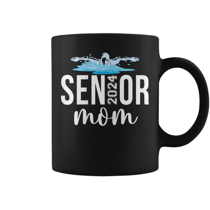 Class Of 2024 Senior Mom Swim Team Swimmer Matching Family Coffee Mug