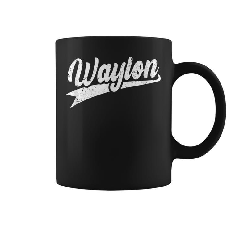 Classic 70S Retro Name Waylon Coffee Mug