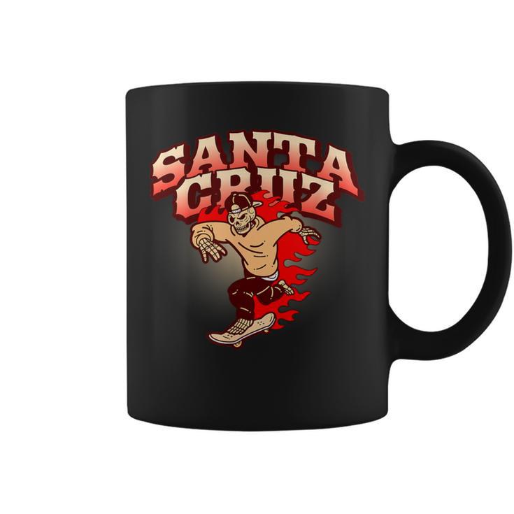 Classic California Skater Santa Cruz Coffee Mug