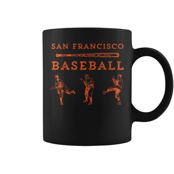 Classic San Francisco Baseball Fan Retro Coffee Mug