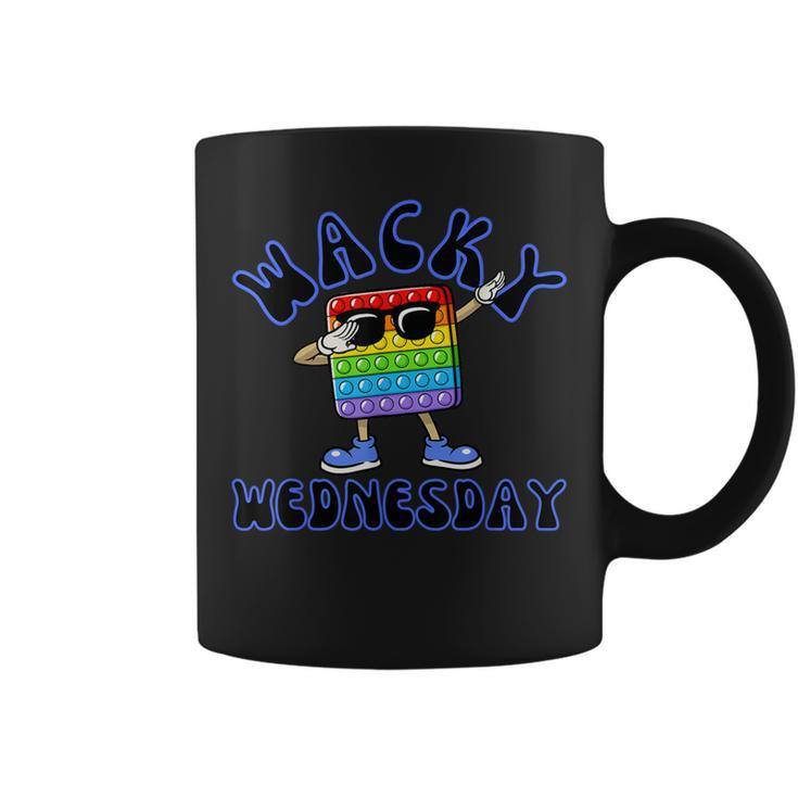 Classic Wacky Wednesday Dabbing Pop It Mismatch Coffee Mug