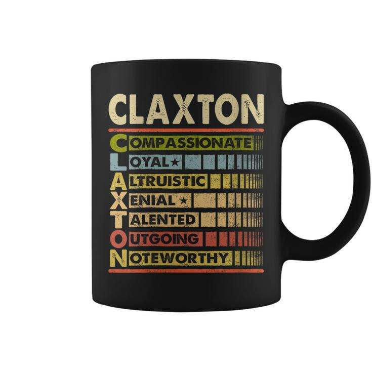 Claxton Family Name Claxton Last Name Team Coffee Mug