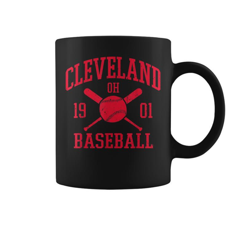 Cleveland Baseball Vintage Ohio Cle Retro Coffee Mug