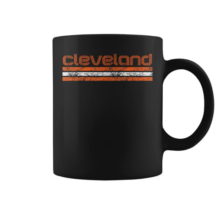 Cleveland Ohio Retro Vintage Weathered Throwback Coffee Mug