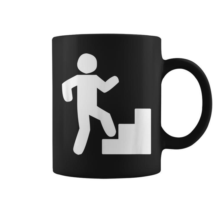 Climbing Stairs Tribute Workout Coffee Mug