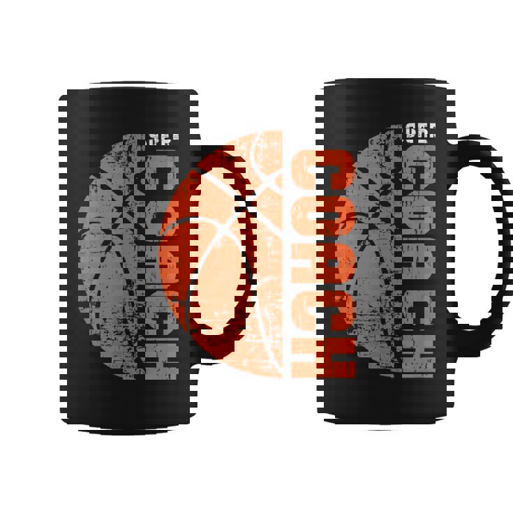 Coach Basket Regalo Baloncesto Entrenadorintage Mejor Entrenador Taza de café