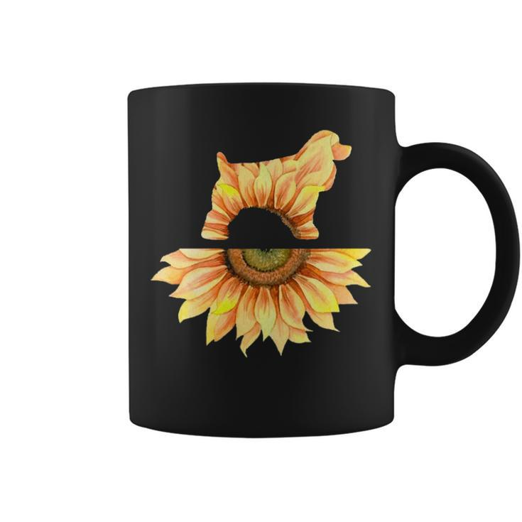 Cocker Spaniel Sunflower Coffee Mug
