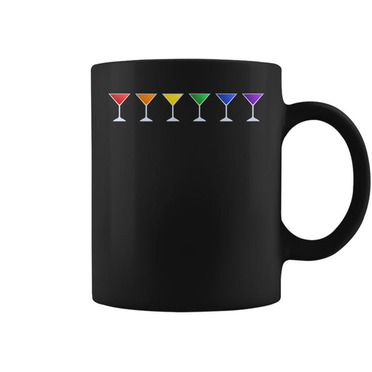 Cocktail Rainbow Flag Lgbt Pride Month Subtle Gay Rights Coffee Mug
