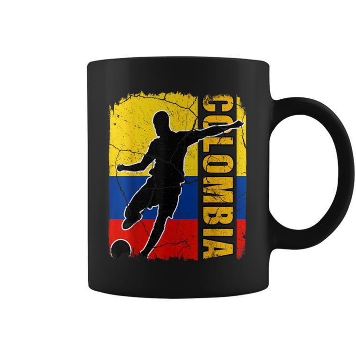 Colombian Soccer Team Colombia Flag Jersey Football Fans Coffee Mug