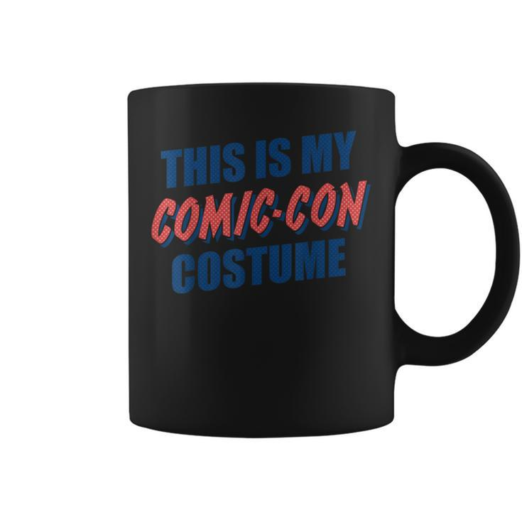 This Is My Comic-Con Costume Halftone Graphic Coffee Mug
