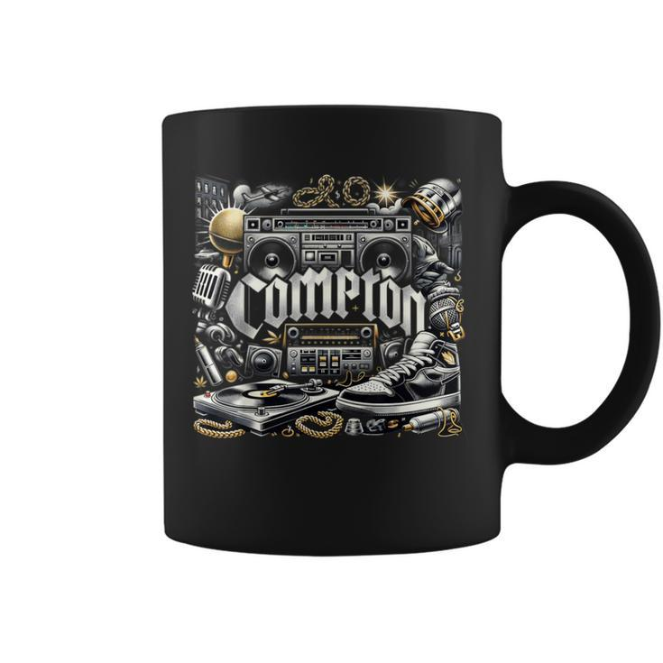 Compton Ny Hip Hop Boombox Graphic For Women Coffee Mug