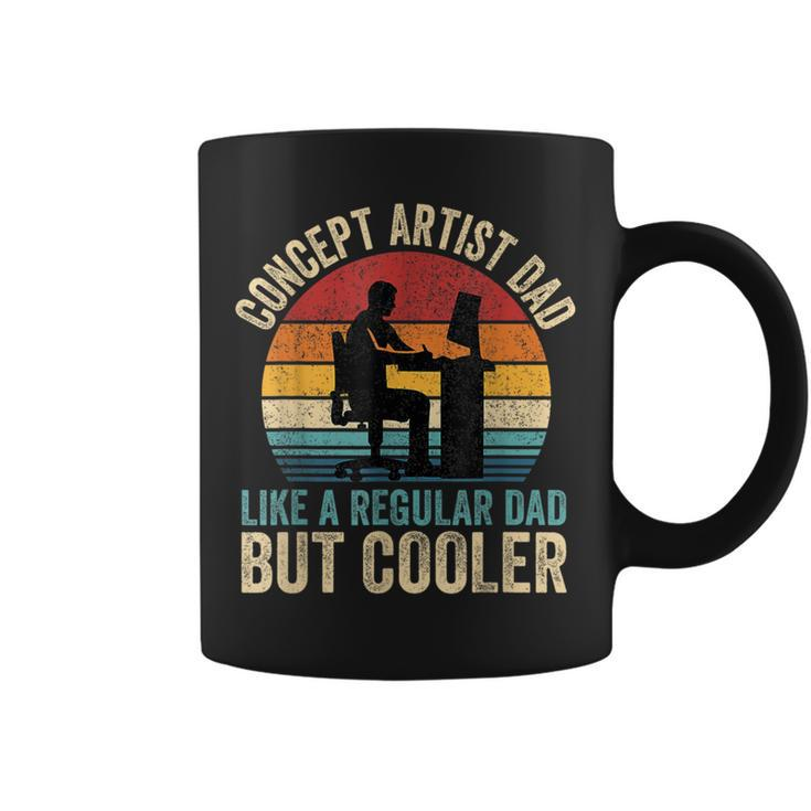 Concept Artist Dad Like Regular Dad But Cooler Fathers Day Coffee Mug